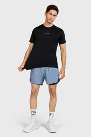 Slate Running T-shirt Black by Fuaark Nz