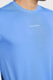 Slate Running T-shirt Blue by Fuaark Nz