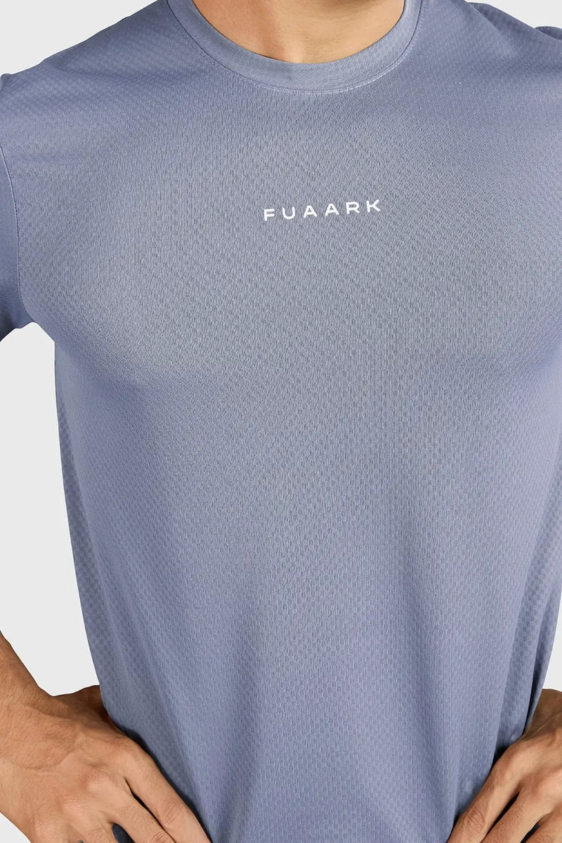 Slate Running T-shirt Grey by Fuaark Nz
