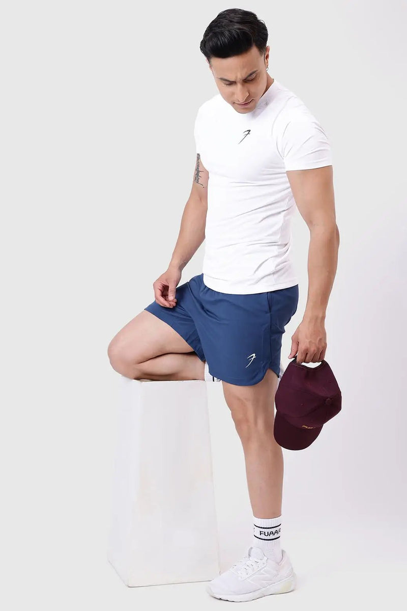 Edge Shorts Teal by Fuaark Nz