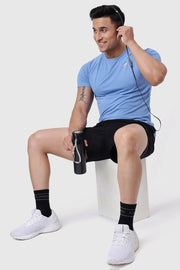 Slate T-shirt Light Blue by Fuaark Nz