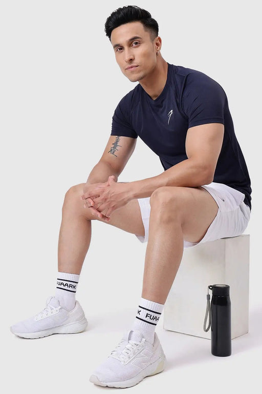Slate T-Shirt Navy by Fuaark Nz