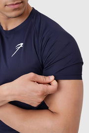 Slate T-Shirt Navy by Fuaark Nz