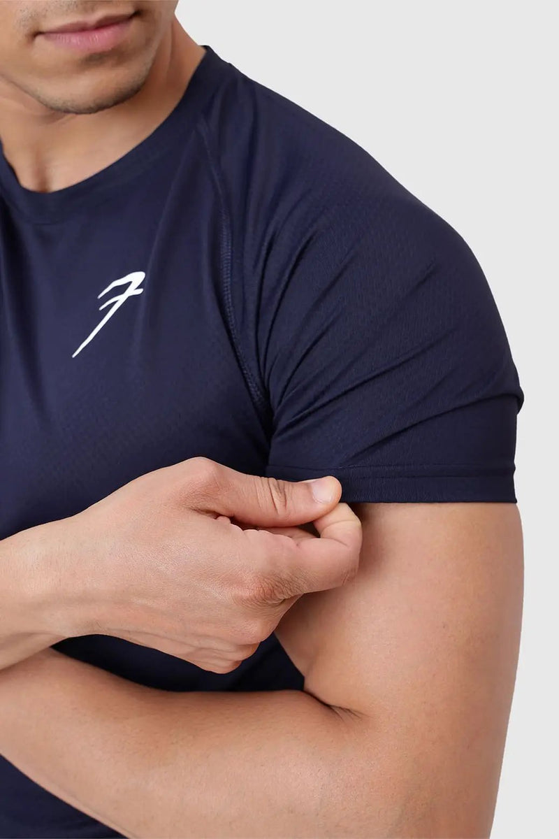 Slate T-Shirt Navy by Fuaark Nz