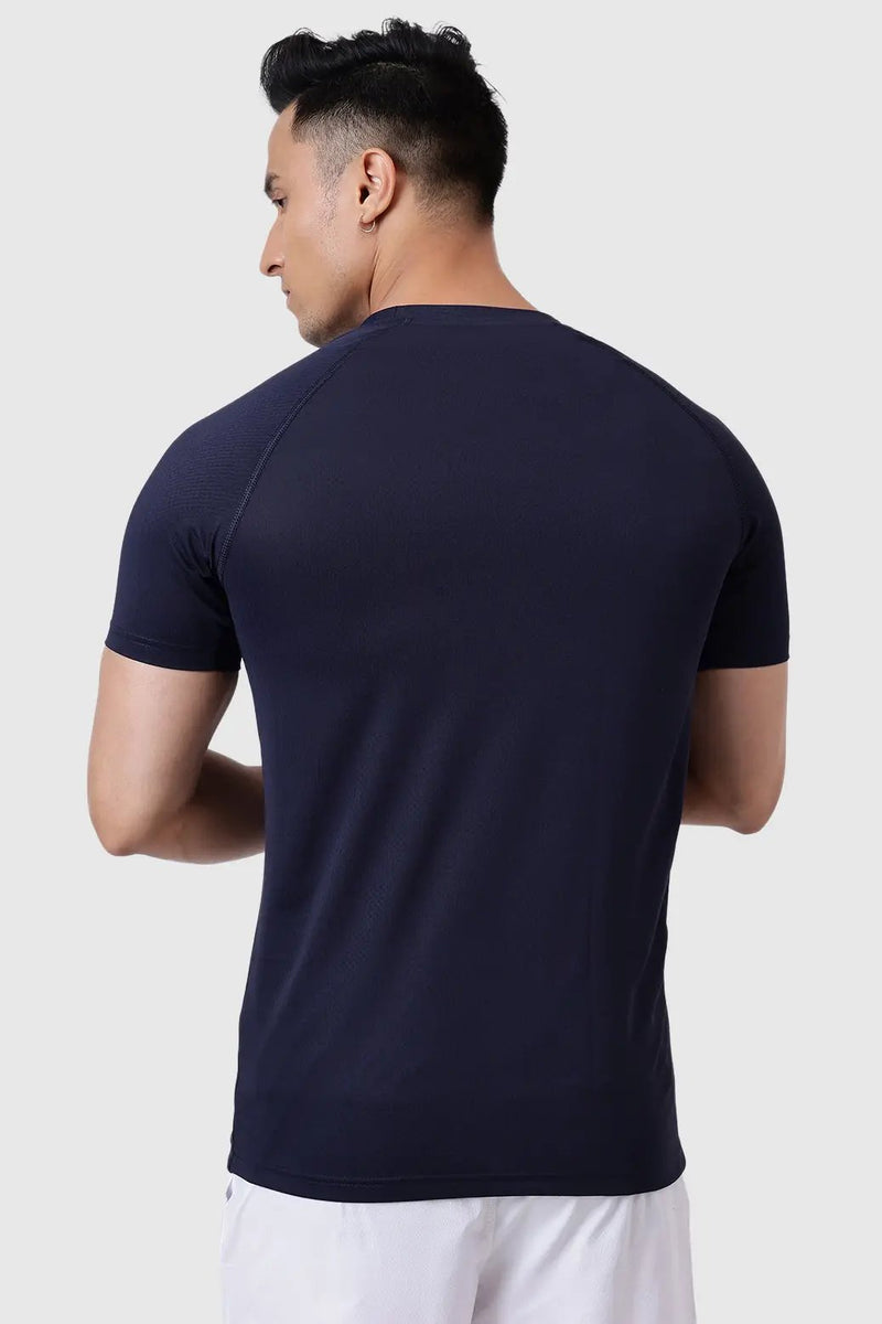 Slate T-Shirt Navy by Fuaark Nz