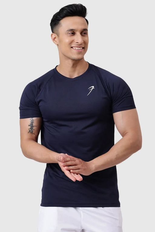 Slate T-Shirt Navy by Fuaark Nz