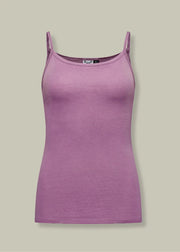Women's Everyday Tank Top - 100% Merino Wool, Mauve by Merino 365 NZ