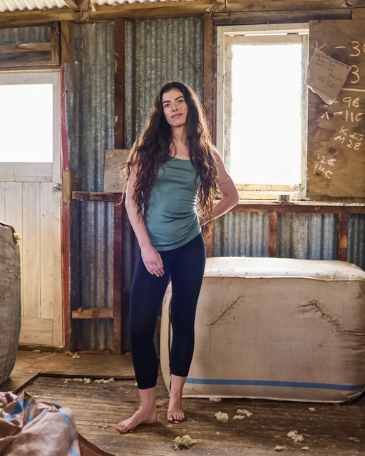 Women's Base Pant - 100% Merino Wool, Black by Merino 365 NZ