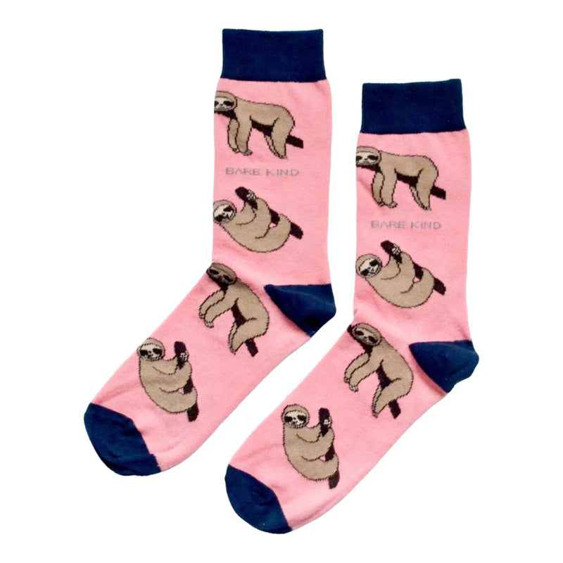 Save the Sloths Bamboo Socks by Barekind NZ