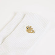 Save the Sloths Ribbed Bamboo Socks by Barekind NZ