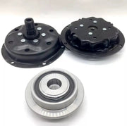 CAR A/C Compressor Clutch Pulley For VW TOUAREG TRANSPORTER T5 2.5 5.0 7H0820805A 7H0820805B 7H0820805C 7H0820805E 7H0820805F by JBH AUTO PARTS