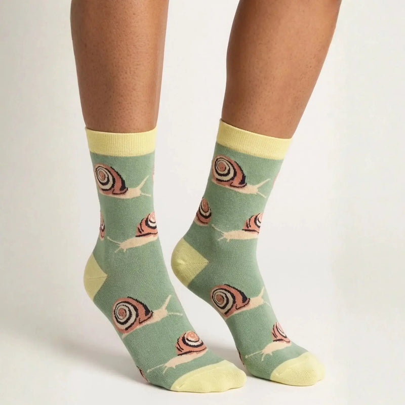 Save the Snail Bamboo Socks by Barekind NZ