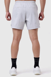 Snap Colourblock Shorts Light Grey by Fuaark Nz
