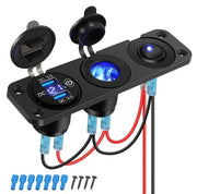 g8buynz 12V Marine Outlet Socket,Quick Charge 3.0 12 Volt USB Outlet 12V Marine Outlet Socket,Quick Charge 3.0 12 Volt USB Outlet
