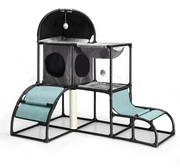 Cat Tree Tower Post Scratcher Scratching Condo Play House by salelink.co.nz