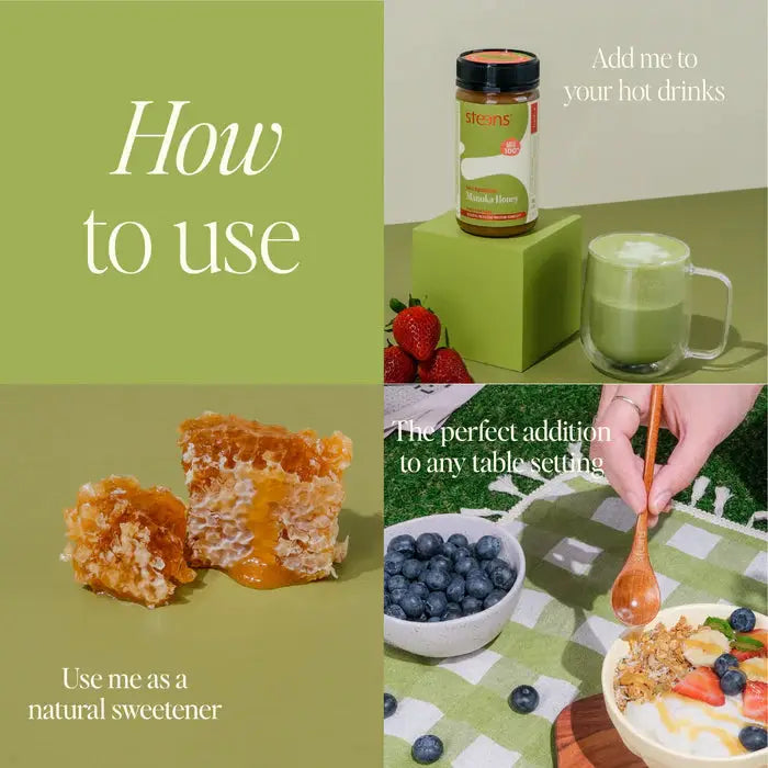 MGO 100 Raw Mānuka Honey 500g by Steens