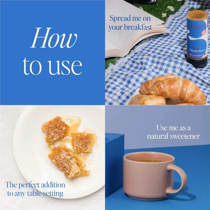 MGO 85 Raw Mānuka Honey 340g - Squeezy by Steens