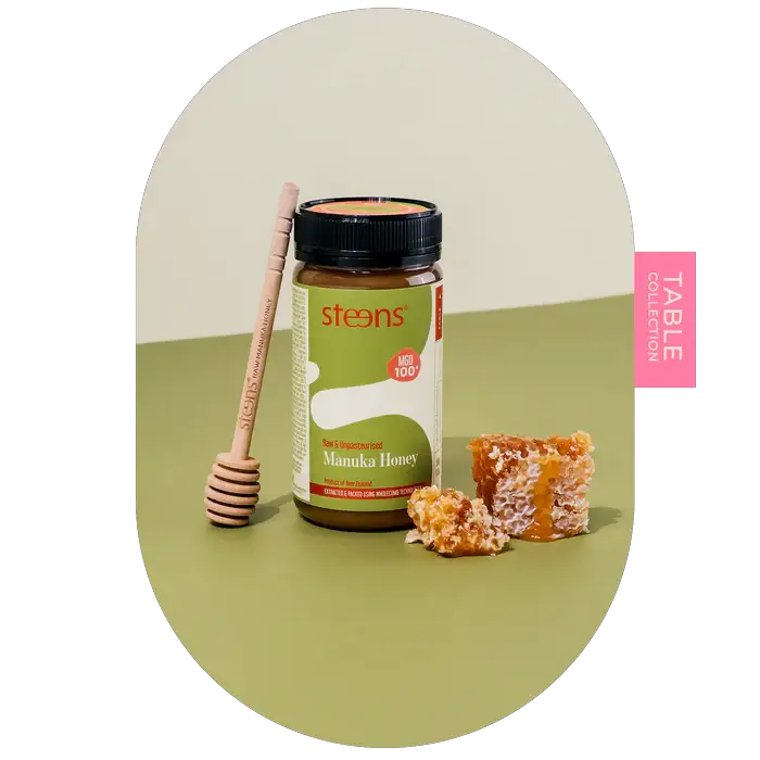 MGO 100 Raw Mānuka Honey 500g by Steens