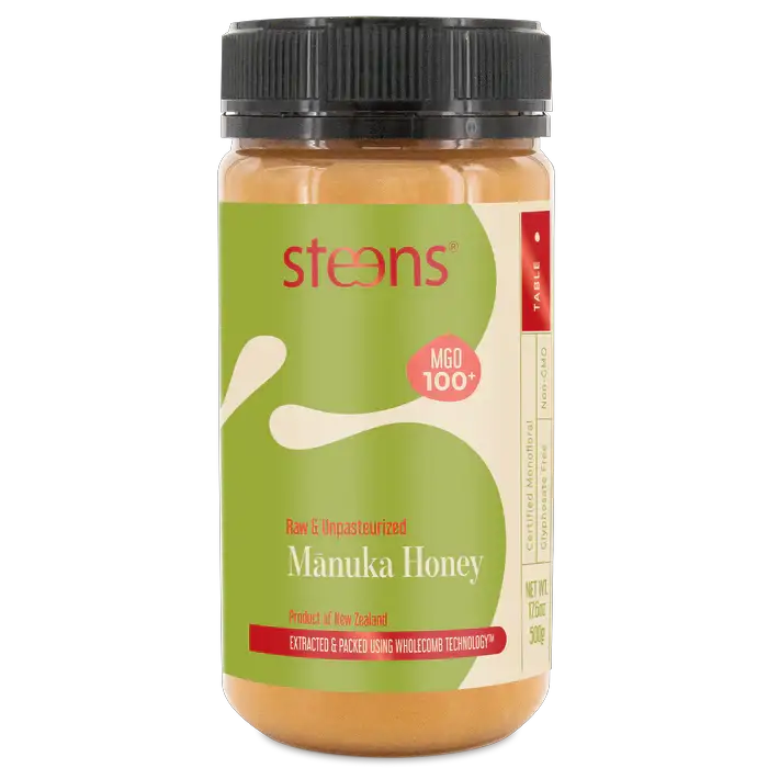 MGO 100 Raw Mānuka Honey 500g by Steens