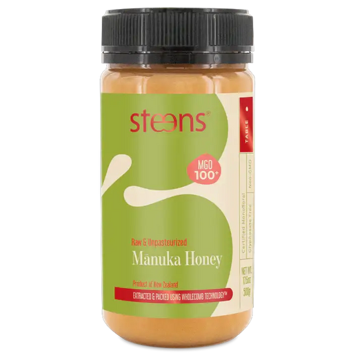 MGO 100 Raw Mānuka Honey 500g by Steens