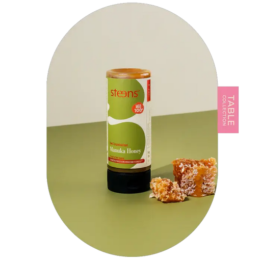 MGO 100 Raw Mānuka Honey 340g - Squeezy by Steens