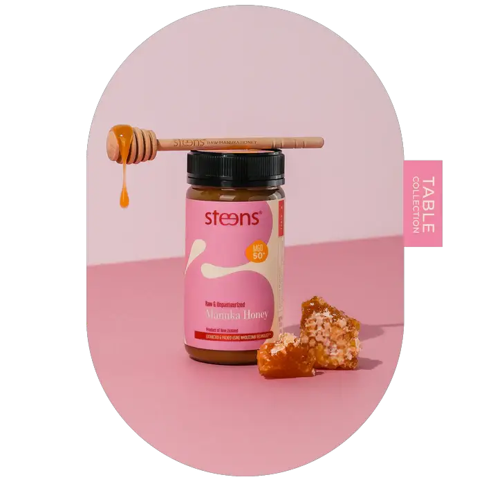 MGO 50 Raw Mānuka Honey 500g by Steens
