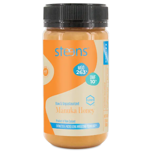 Steens UMF 10 Plus Manuka Honey Raw 225g MGO 263 Antioxidant by Steens