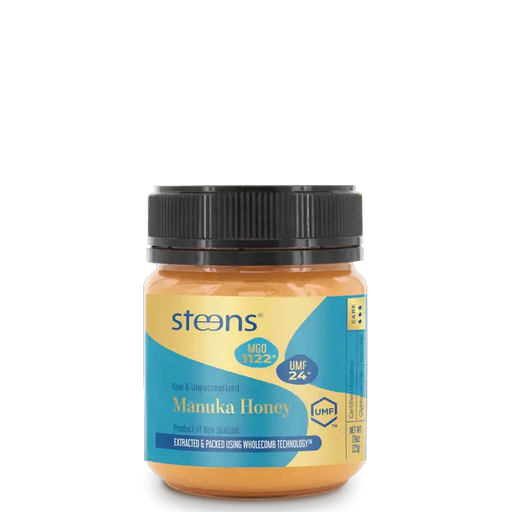 Steens UMF 24 Plus Raw Manuka Honey For Wellness 225g by Steens