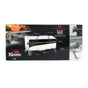 Stow and Go Barbecue Coleman Canister type - Kuuma stainless steel grill packaging.
