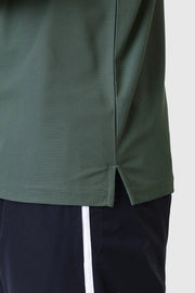 Stride Polo T-shirt Olive by Fuaark Nz
