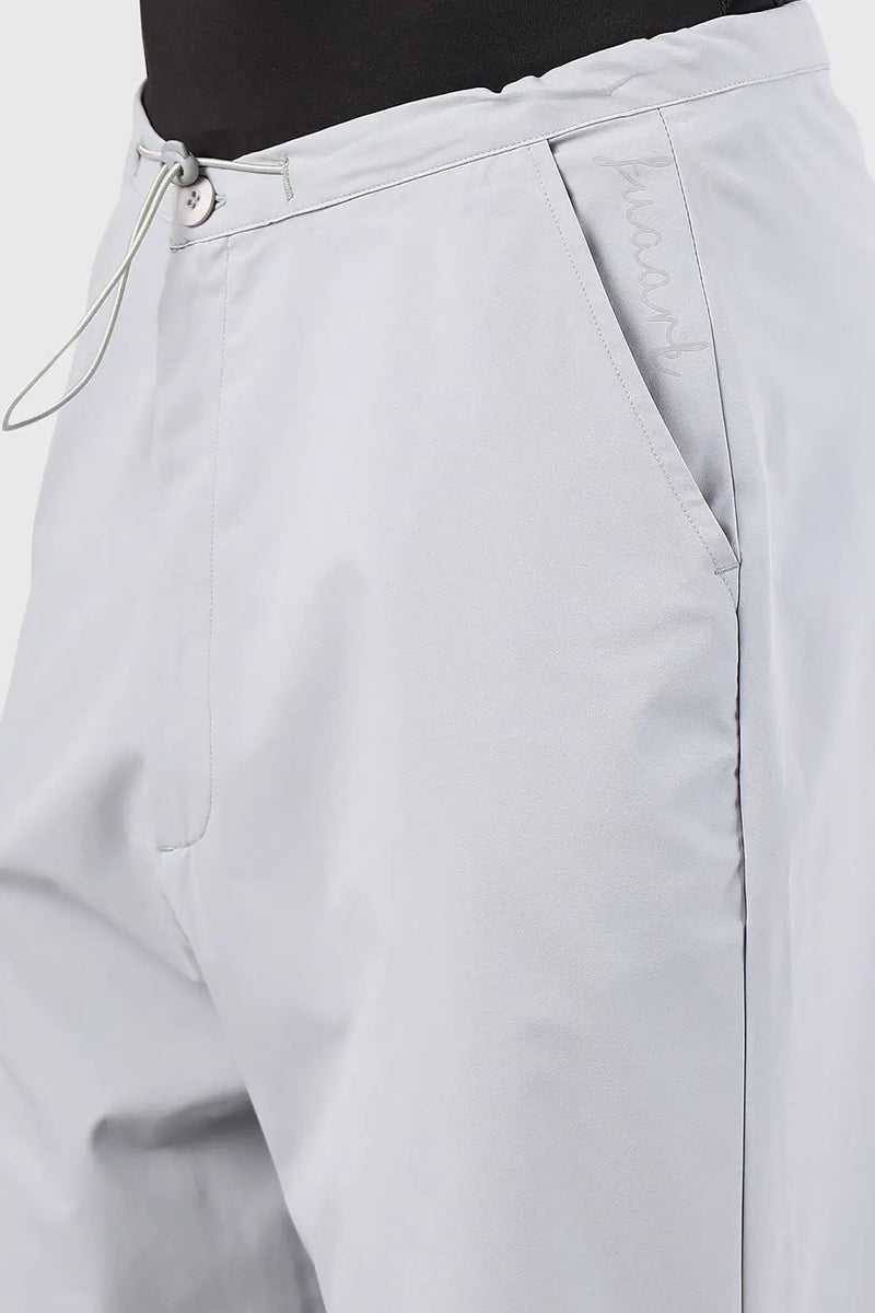 Sublime Parachute Pants Light Grey by Fuaark Nz