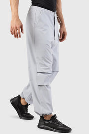 Sublime Parachute Pants Light Grey by Fuaark Nz