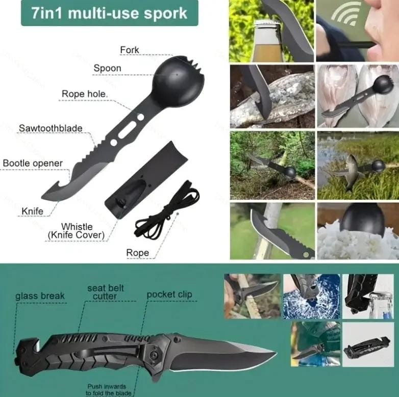 g8buynz Emergency Survival Kit Camping Accessories For Camping Hiking Hunting Fishing Emergency Survival Kit Camping Accessories For Camping Hiking Hunting Fishing