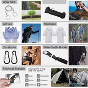 g8buynz Camping Survival Kit Axe & Shovel  First Aid Kit Professional Survival Gear Tool Camping Survival Kit Axe & Shovel  First Aid Kit Professional Survival Gear Tool
