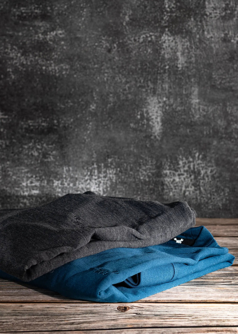 Women's Crew Sweatshirt - 100% Merino Wool, Slate Grey (SECOND) by Merino 365 NZ