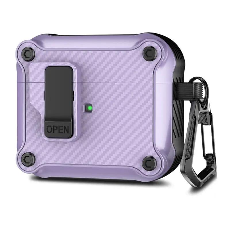 AirPods 3 Case Lock Clip, Armor Protective Hard TPU Case by salelink.co.nz