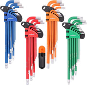 37Pc Hex & Torx Key Set Extra Long Allen Wrench Ball End Tamper Proof Metric/SAE by salelink.co.nz