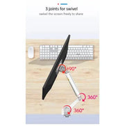 22''- 35'' Monitor Desk Mount Stand Full Motion Swivel Monitor Arm Gas Spring by salelink.co.nz