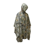 Rain Poncho Hooded Waterproof Camo Raincoat for Hunting Hiking Camping Fishing by salelink.co.nz