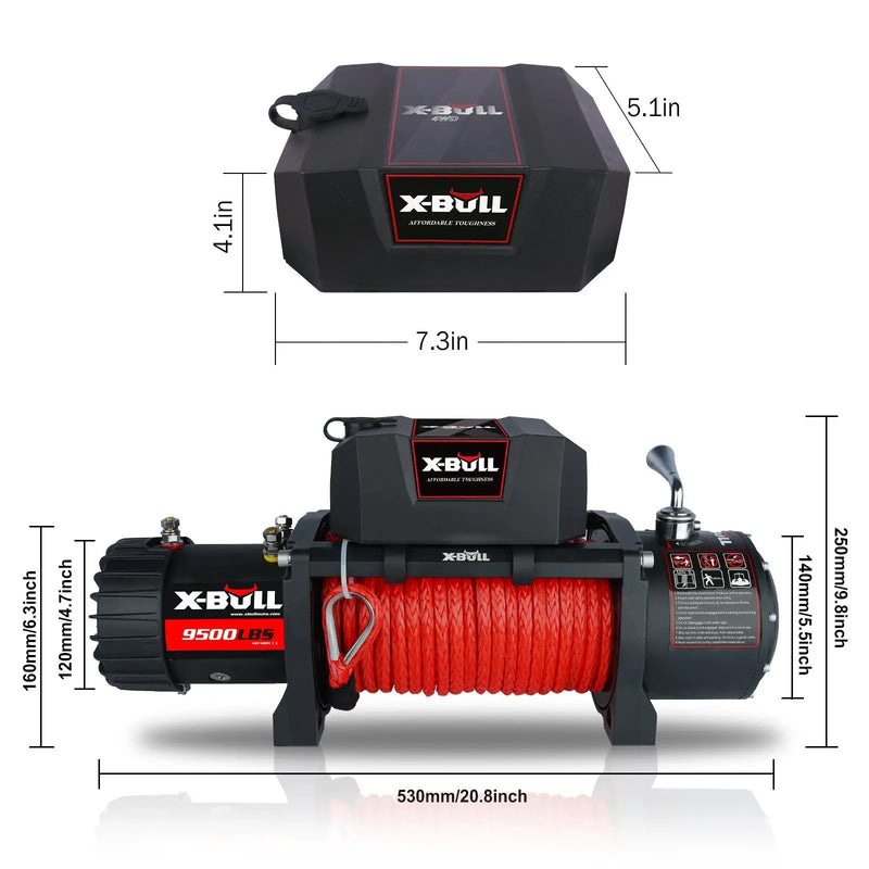 X-Bull Electric Winch 9500lbs by salelink.co.nz