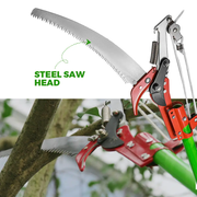 8M Detachable Pole Pruning Saw Tree Trimmer Shearing by salelink.co.nz
