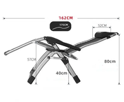 Outdoor Folding Reclining Garden Beach Chair Sun Lounger Deck Recliner by salelink.co.nz