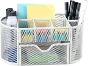 Desk Organiser Mesh Desk Tidy Pen Holder Stationery Organisers by salelink.co.nz