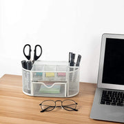 Desk Organiser Mesh Desk Tidy Pen Holder Stationery Organisers by salelink.co.nz