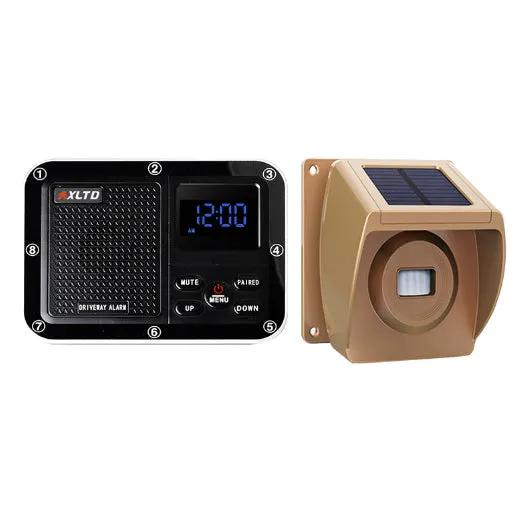 Solar Driveway Alarm Wireless Outdoor Motion Sensor & Detector Driveway Alert System by salelink.co.nz