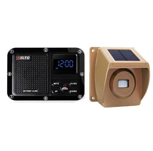 Solar Driveway Alarm Wireless Outdoor Motion Sensor & Detector Driveway Alert System by salelink.co.nz