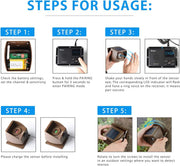 Solar Driveway Alarm Wireless Outdoor Motion Sensor & Detector Driveway Alert System by salelink.co.nz