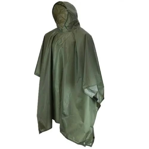 Rain Poncho Hooded Waterproof Raincoat by salelink.co.nz