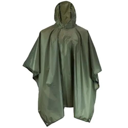Rain Poncho Hooded Waterproof Raincoat by salelink.co.nz