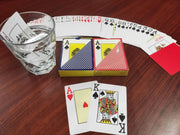 2 Packs * TEXAS HOLD'EM POKER Quanlity Waterproof Plastic Playing Cards by dealonline.co.nz